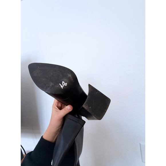 Steve Madden "Tanzee" Tall Boots with Chunky Square Heel - US 8 - Picture 3 of 12